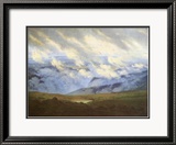 Scudding Clouds Estampe encadrée par Caspar David Friedrich