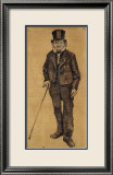 Orphan Man with Top Hat and Stick Plakat af Vincent van Gogh