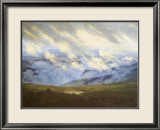 Scudding Clouds Estampe encadrée par Caspar David Friedrich