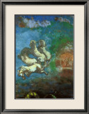 Le char d'Apollon Estampe encadrée par Odilon Redon