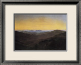 Riesengebirge Estampe encadrée par Caspar David Friedrich