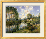 Poplars in Poitevin Marsh Prints by Jean Kevorkian