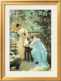 Té de las cinco en punto, 1891 Láminas por Mary Fairchild MacMonnies