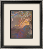 Bailarina y dama con abanico Póster por Edgar Degas Bailarina y dama con abanico Póster por Edgar Degas