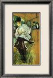 Jane Avril bailando Lámina giclée enmarcada por Henri de Toulouse-Lautrec Jane Avril bailando Lámina giclée enmarcada por Henri de Toulouse-Lautrec