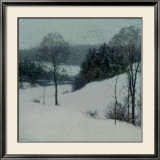 Der weiße Teppich Poster von Willard Leroy Metcalf