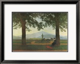 Garden Terrace Estampe encadrée par Caspar David Friedrich
