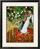 Les trois bougies Art par Marc Chagall