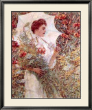 White Parasol Prints by Robert Payton Reid