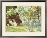 Les Roses Print by Peder Severin Kröyer