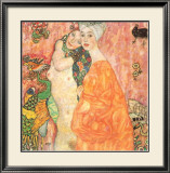Las amigas Póster por Gustav Klimt Las amigas Póster por Gustav Klimt
