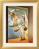 Jeune vierge autosodomisée par les cornes de sa propre chasteté Posters par Salvador Dalí