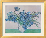 Iris dans un vase Affiches par Vincent van Gogh