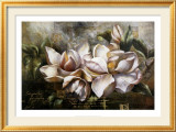 Magnolias al amanecer Arte por Fangyu Meng