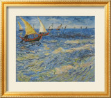 Seascape at Saintes-Maries, c.1888 Posters par Vincent van Gogh