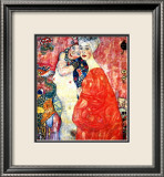 Amies Estampe encadrée par Gustav Klimt
