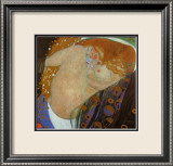 Danaé, vers 1907 Affiches par Gustav Klimt