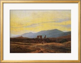 Caspar David Friedrich - Ruins of Eldena Abbey and the Riesengebirge - Çerçeveli Giclee Baskı Caspar David Friedrich - Ruins of Eldena Abbey and the Riesengebirge - Çerçeveli Giclee Baskı