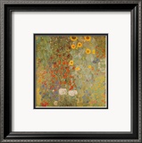 Jardín con girasoles Póster por Gustav Klimt Jardín con girasoles Póster por Gustav Klimt