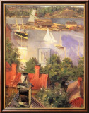 Vue sur le port Posters par Akseli Kalella