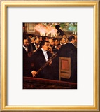Orquesta de la Ópera Lámina giclée enmarcada por Edgar Degas