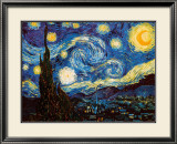 Starry Night, c.1889 Posters by Vincent van Gogh