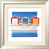 Couleurs et abris à bateaux Poster par B. Walsh