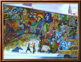 Psyche Pop Mural Plakater av Alain Bertrand