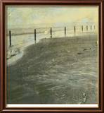 Beach Series I Reproduction encadrée édition limitée par Sara Abbott