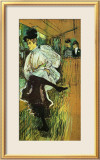 Tanzende Jane Avril Gerahmter Giclée-Druck von Henri de Toulouse-Lautrec