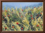 Wind-Blown Poppies Plakater av Gordon Breckenridge