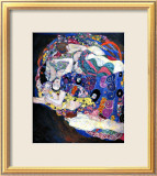 The Maiden Lámina giclée enmarcada por Gustav Klimt The Maiden Lámina giclée enmarcada por Gustav Klimt