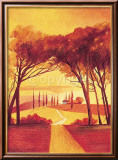 Tuscan Farm Poster par Leon Wells