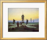 The Stages of Life Estampe encadrée par Caspar David Friedrich