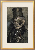 Orphan Man in Sunday with Eye Bandage Poster af Vincent van Gogh