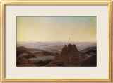 Morning in the Riesengebirge Estampe encadrée par Caspar David Friedrich