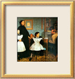 La familia Bellelli Lámina giclée enmarcada por Edgar Degas La familia Bellelli Lámina giclée enmarcada por Edgar Degas