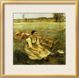 Lepage, Les Foins, c.1885 Poster av Jules Bastien Lepage, Les Foins, c.1885 Poster av Jules Bastien