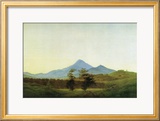 Bohemian Landscape Estampe encadrée par Caspar David Friedrich