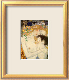 Mère à l'enfant Affiche par Gustav Klimt