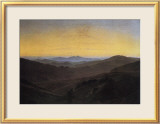 Riesengebirge Estampe encadrée par Caspar David Friedrich