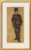 Orphan Man with Top Hat and Stick Láminas por Vincent van Gogh
