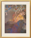 Ballerine et dame à l'éventail Posters par Edgar Degas