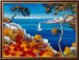Promenade Vers les Calanques Print by Roger Keiflin