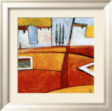 Village at Noon Print by Nicola Resmini
