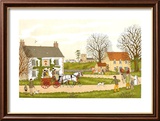 The Rose & Crown Reproduction encadrée édition limitée par Vincent Haddelsey