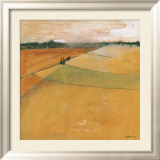 Landschaft II Kunstdrucke von Gabriele Scherk