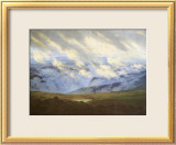 Scudding Clouds Estampe encadrée par Caspar David Friedrich