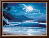 Moonlight Tide Estampe encadrée par Steve Sundram