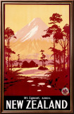 Mount Egmont, New Zealand Lámina giclée enmarcada Mount Egmont, New Zealand Lámina giclée enmarcada